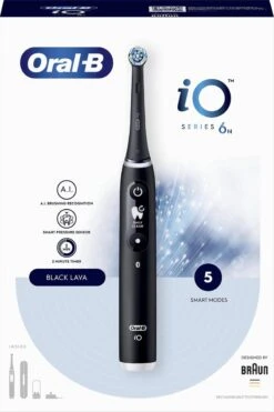 Oral B IO 6N - SMILE Black Lava Elektrische Tandenborstel Ontworpen Door Braun -SmileBright Goedkope Winkel 800x1200 1