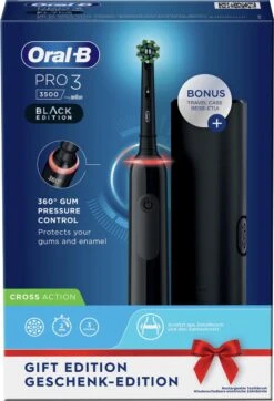 Oral B Elektrische Tandenborstel Oral-B Pro 3500 Zwart -SmileBright Goedkope Winkel 819x1200 1