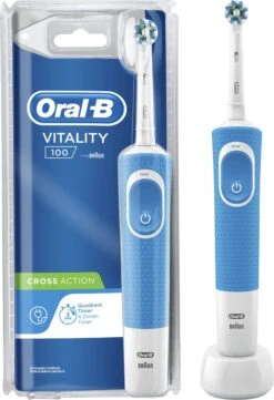 Oral B Oral-B Vitality 100 CrossAction - Blauw - Elektrische Tandenborstel -SmileBright Goedkope Winkel 821x1200