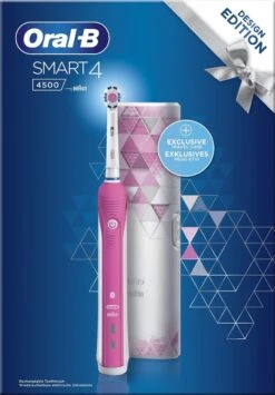 Oral B Oral-B Smart 4 4500 - Roze - Elektrische Tandenborstel -SmileBright Goedkope Winkel 835x1200 4
