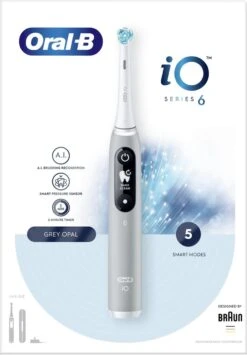 Oral B Oral-B IO - 6 - Opal Grey-Elektrische Tandenborstel Met Revolutionaire Magnetische Technologie Powered By Braun 14 Oral B Oral-B IO - 6 - Opal Grey-Elektrische Tandenborstel Met Revolutionaire Magnetische Technologie Powered By Braun -SmileBright Goedkope Winkel 836x1200