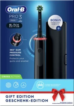 Oral B Elektrische Tandenborstel Oral-B Pro 3500 Zwart -SmileBright Goedkope Winkel 836x1200 4