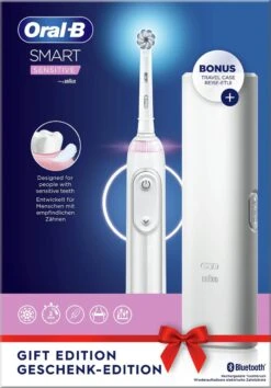 Oral B Oral-B Smart Sensitive - Elektrische Tandenborstel - Ontworpen Door Braun - 1 Handvat En 1 Opzetborstel -SmileBright Goedkope Winkel 837x1200