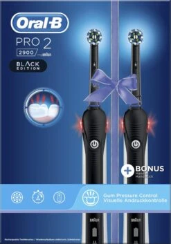 Oral B Oral_B Pro 2 - 2900 - Duoverpakking Elektrische Tandenborstel - Zwart -SmileBright Goedkope Winkel 839x1200