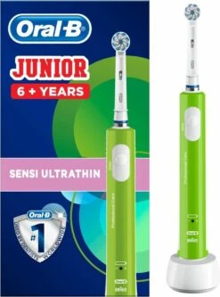 Oral B Oral-B Junior - Elektrische Tandenborstel - Groen 25 Oral B Oral-B Junior - Elektrische Tandenborstel - Groen -SmileBright Goedkope Winkel 891x1200 1