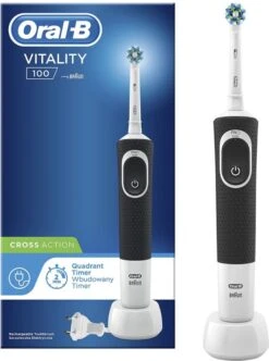 Oral B Oral-B Vitality 100 CrossAction Zwart - Elektrische Tandenborstel -SmileBright Goedkope Winkel 892x1200 1