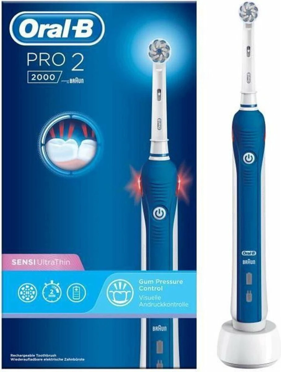 Oral B Oral-B Elektrische Tandenborstel Sensitive Pro 2 1 Stuks 1 Oral B Oral-B Elektrische Tandenborstel Sensitive Pro 2 1 Stuks