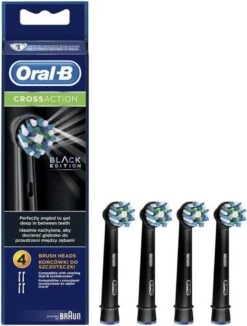 Oral B Oral-B CrossAction Zwart Opzetborstels - 4 Stuks -SmileBright Goedkope Winkel 910x1200 2