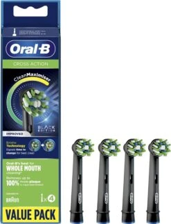 Oral B Oral-B CrossAction - Met CleanMaximiser-technologie - Opzetborstels - Zwart - 4stuks 15 Oral B Oral-B CrossAction - Met CleanMaximiser-technologie - Opzetborstels - Zwart - 4stuks -SmileBright Goedkope Winkel 920x1200 2