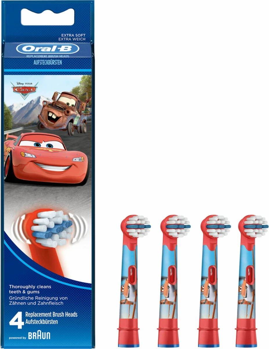 Oral B Oral-B Stages Power Kids Princess - Opzetborstels - 4 Stuks 1 Oral B Oral-B Stages Power Kids Princess - Opzetborstels - 4 Stuks