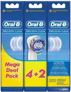 Oral B Oral-B Precision Clean - Opzetborstels - 6 Stuks - Wit 18 Oral B Oral-B Precision Clean - Opzetborstels - 6 Stuks - Wit -SmileBright Goedkope Winkel 930x1200