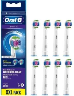 Oral B Oral-B 3D White - Met CleanMaximiser-technologie - Opzetborstels - 8 Stuks 23 Oral B Oral-B 3D White - Met CleanMaximiser-technologie - Opzetborstels - 8 Stuks -SmileBright Goedkope Winkel 932x1200