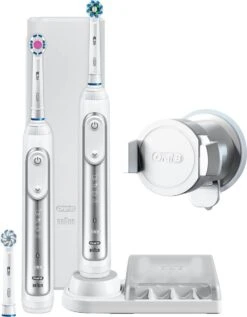 Oral B Oral-B Genius 8900 - Elektrische Tandenborstel Duoverpakking - Wit -SmileBright Goedkope Winkel 935x1200