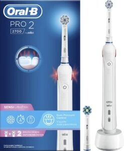 Oral B Oral-B Pro 2 2700 - Sensi Ultra Thin - Elektrische Tandenborstel - Wit 35 Oral B Oral-B Pro 2 2700 - Sensi Ultra Thin - Elektrische Tandenborstel - Wit -SmileBright Goedkope Winkel 986x1200
