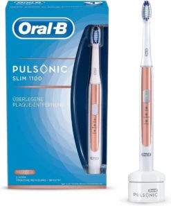 Oral B Pulsonic Slim 1100 Elektrische Tandenborstel Wit/Rosé -SmileBright Goedkope Winkel 997x1200